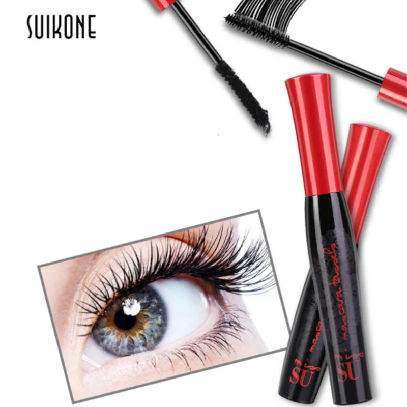 Макияж 4D шелковое волокно Тушь для ресниц водоСТОЙКАЯ Rimel тушь удлинение Черная