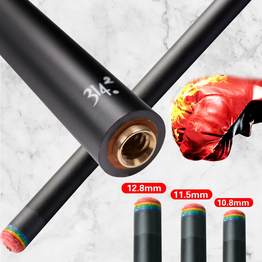 2021 New Arrival PREOAIDR 3142 Carbon Fiber Pool Cue Stick Rainbow Tip Maple Technology Shaft Uni-loc Joint Billiard | Спорт и