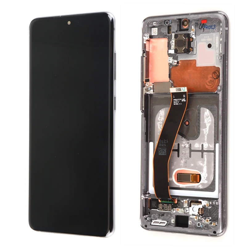 Pantalla LCD Super AMOLED para Samsung Galaxy S20/S20 Plus, piezas de reparaci&oacute;n de digitalizador de pantalla t&aacute;ctil, G980, G980F, G980F/DS, G985, G985F-3