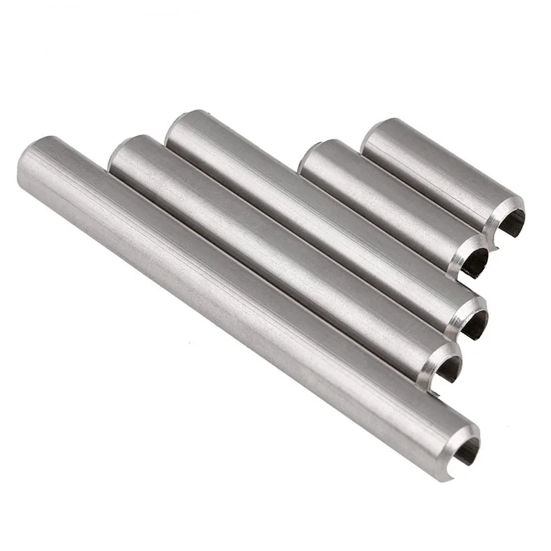 

M5M6x8x10-70MM Stainless Steel 304 Elastic Cylindrical Pin Locating Pin Open Pin Spring Pin