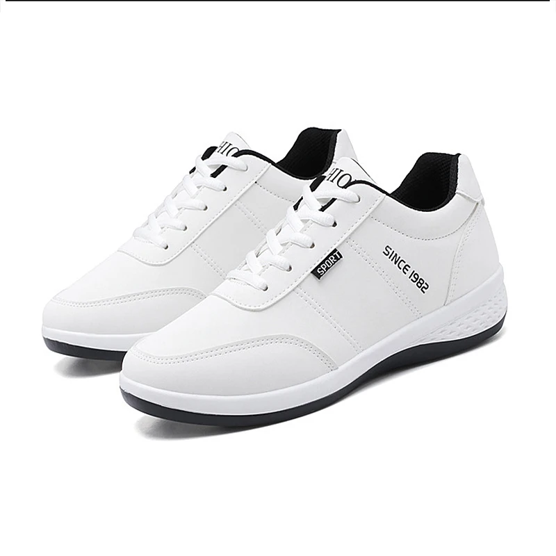 Кроссовки мужские кожаные удобная подиумная обувь для отдыха крутая Брендовая