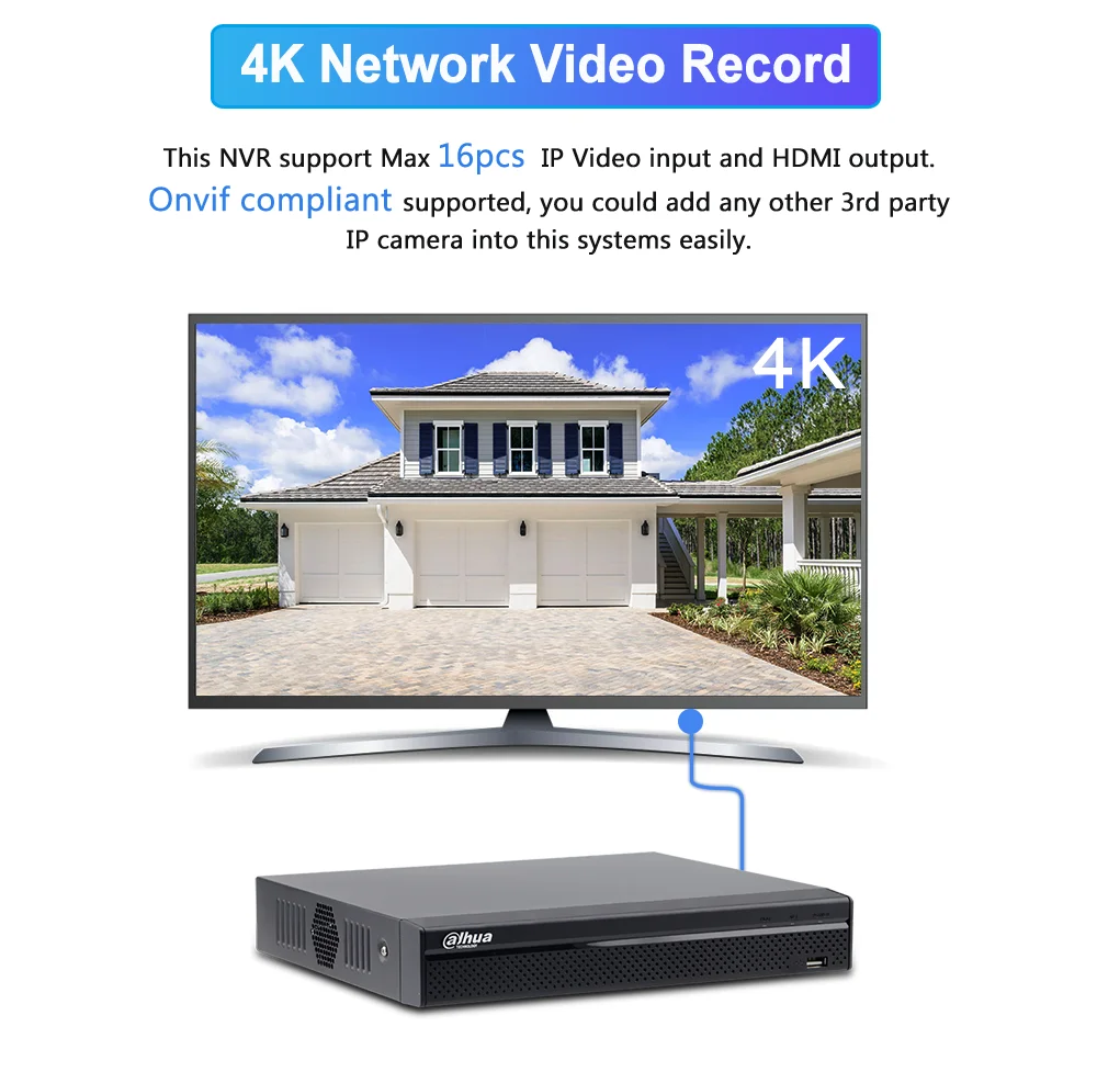 Камера видеонаблюдения Dahua 4K 8 МП|Видеорегистратор для видеонаблюдения| |