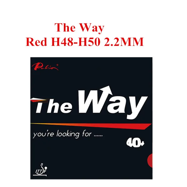 Red ThE WAY Palio 40+ резина для настольного тенниса HK1997 ракетки для настольного тенниса ракетка Спортивная pingpong Резина - Цвет: Red ThE WAY