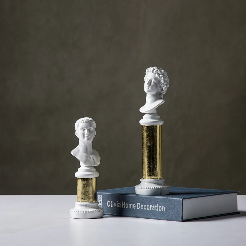 Современная римская фигура грудь Статуэтка Статуя колонна Художественная