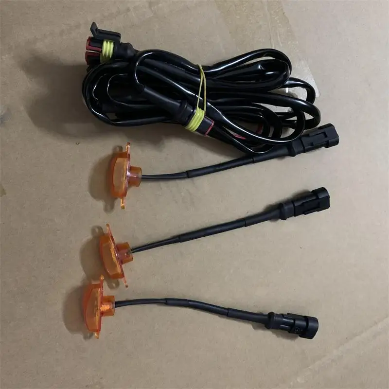 Светодиодные светильники RAPTOR, белый, янтарный цвет, решетка радиатора, бампер, маска, крышка для F150 F250 KUGA VIGO EDGE EXPLORER, модифицированные гриль-лампы