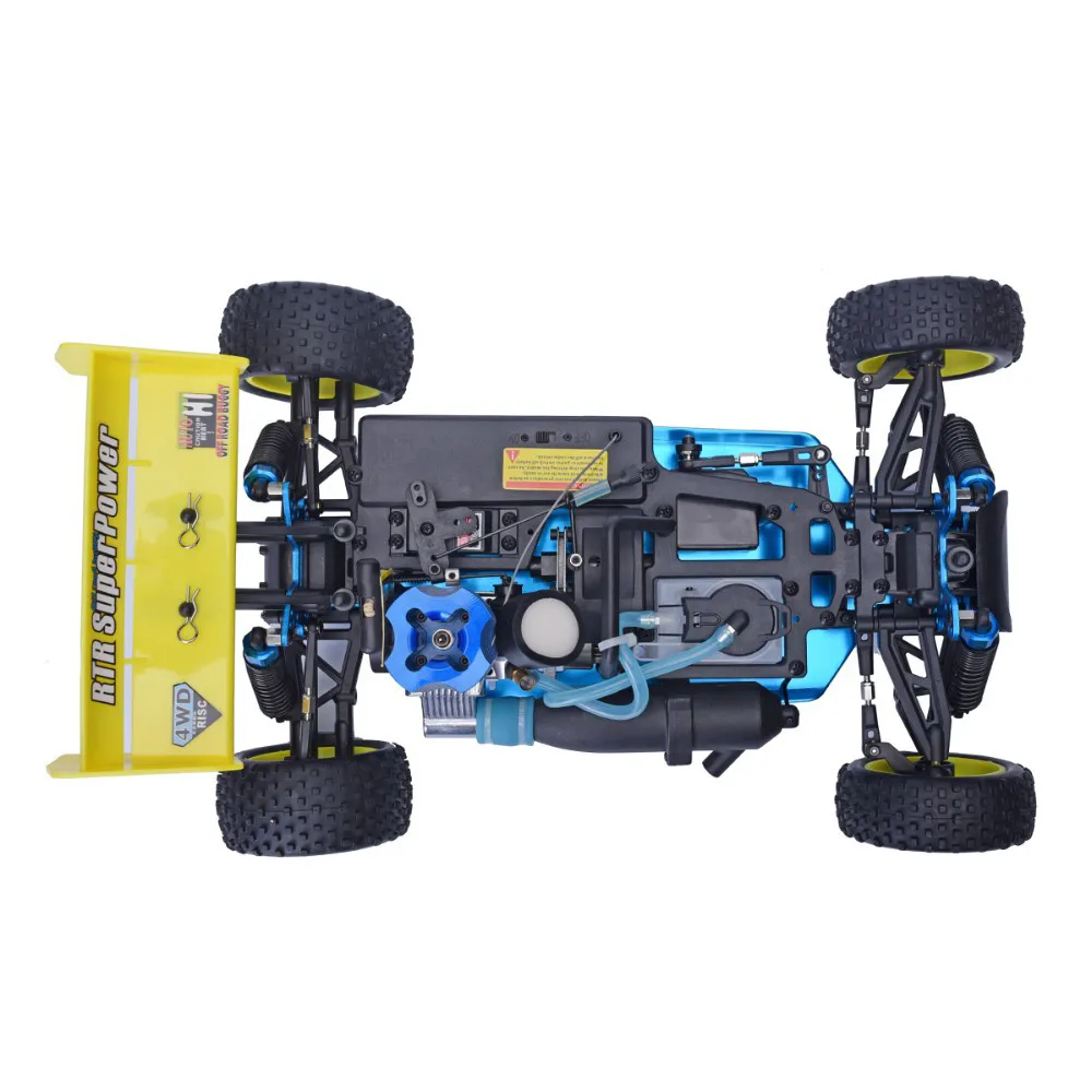 HSP Baja 1/10 соотношение нитро мощность Внедорожник 4WD RC АВТОМОБИЛЬ 94166 и 18cxp скорость двигателя 60-80 км/ч