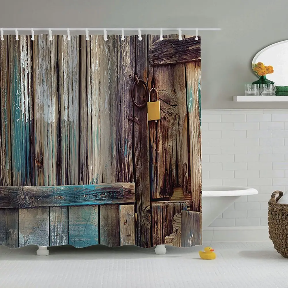 Dafield примитивные занавески для душа загородный дом деревенский сарай техасская