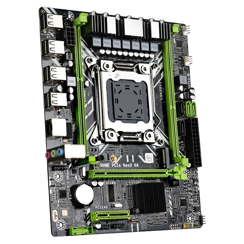 Материнская плата JINGSHA X79 LGA2011combos стандартный процессор V2 2 шт. x 8 ГБ = 16 DDR3 ОЗУ 1333