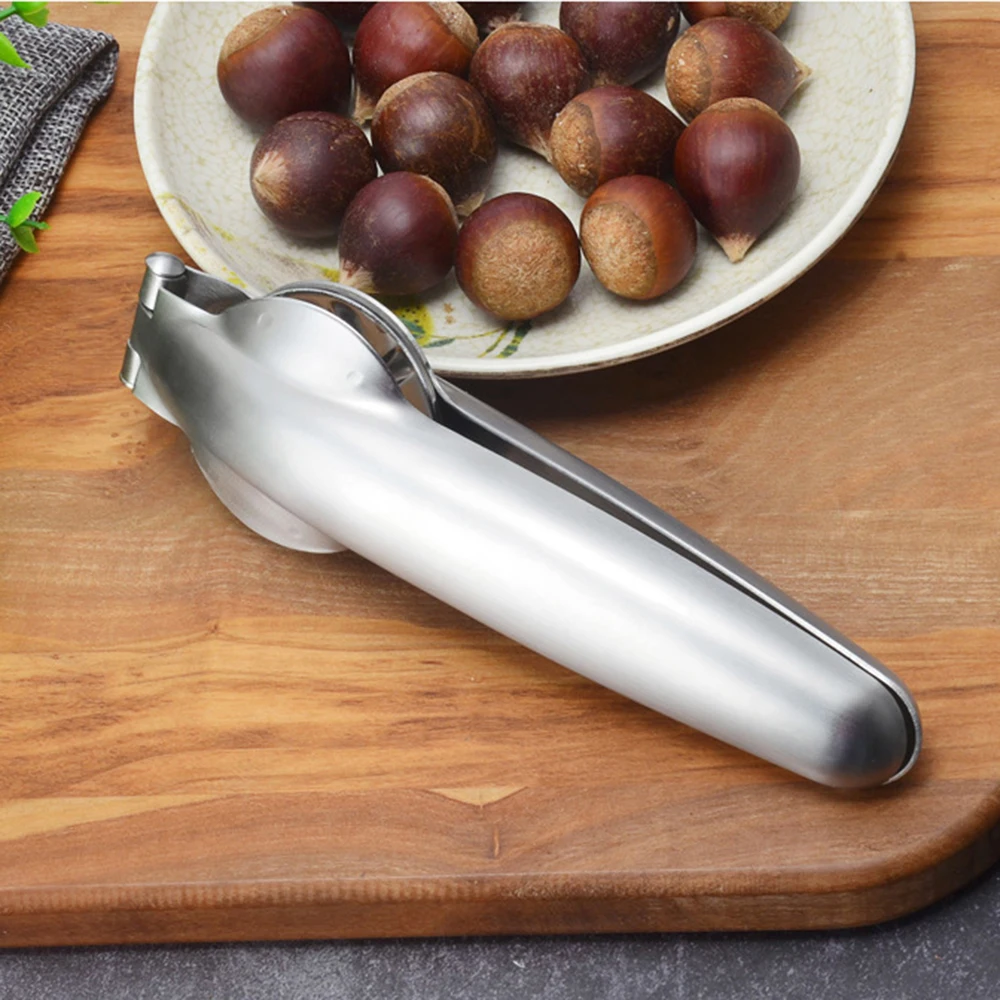 Peeling Chestnut Opener Peeled Open Shell 304 Stainless Steel Clip Household Walnut Tool Artifact | Дом и сад