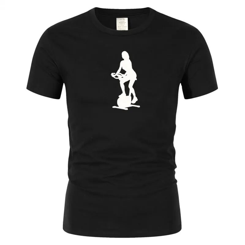

Men's printing fun fashion sports fitness jogging short sleeve cotton leisure