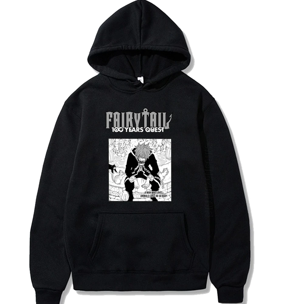 Women Hoodies Fairy Tail Men Pullovers Hoodies Fashion Designer Streetwear Natsu Print Anime Hoody Sweatshirt