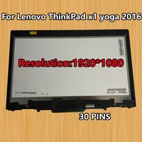 14 touch screen replacement digitizer glass lcd led display bezel for lenovo thinkpad x1 yoga 2016 version 19201080 lp140wf6