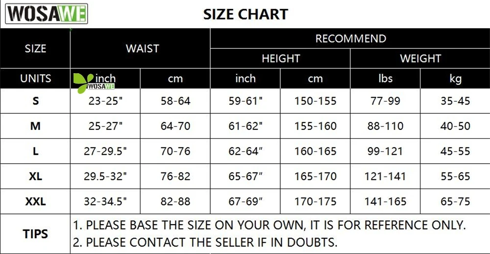 

WOSAWE Cycling Pants Sportswear Women's Bike Bicycle Riding Cycling Padded Gel Pants Trousers Clothing Tights