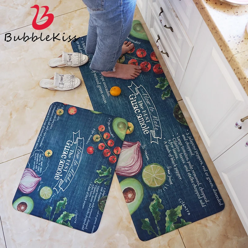 Мягкие кухонные коврики из ПВХ для гостиной ковры украшения дома напольный