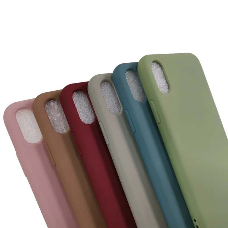 Толстый новый цветной Матовый ТПУ мятный матовый зеленый чехол для телефона iphone 6