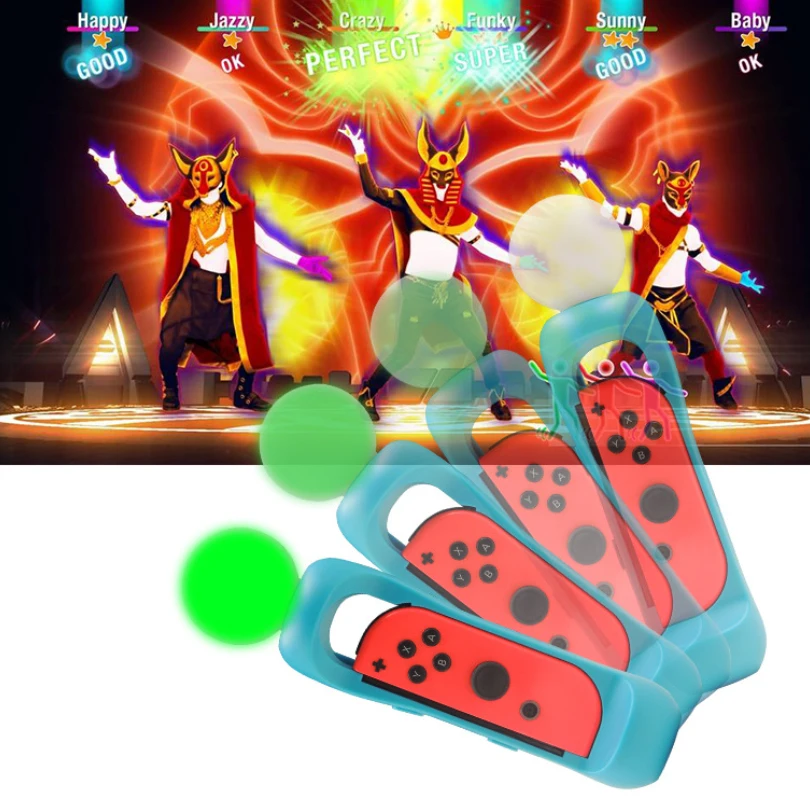 Соматосенсорный захват для Nintendo Switch Joy-Con Hand Grip Just Dance For Marios Tennis Arms барабан Тайко