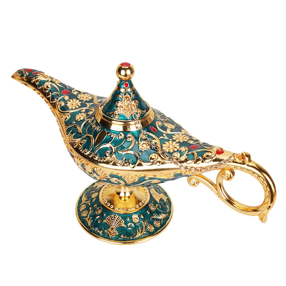 

Aladdin's Genie Lamp Vintage Magical Legend Aladdin Magic Lamp For Home/Wedding Table Decoration Gift For Friend Dropshipping