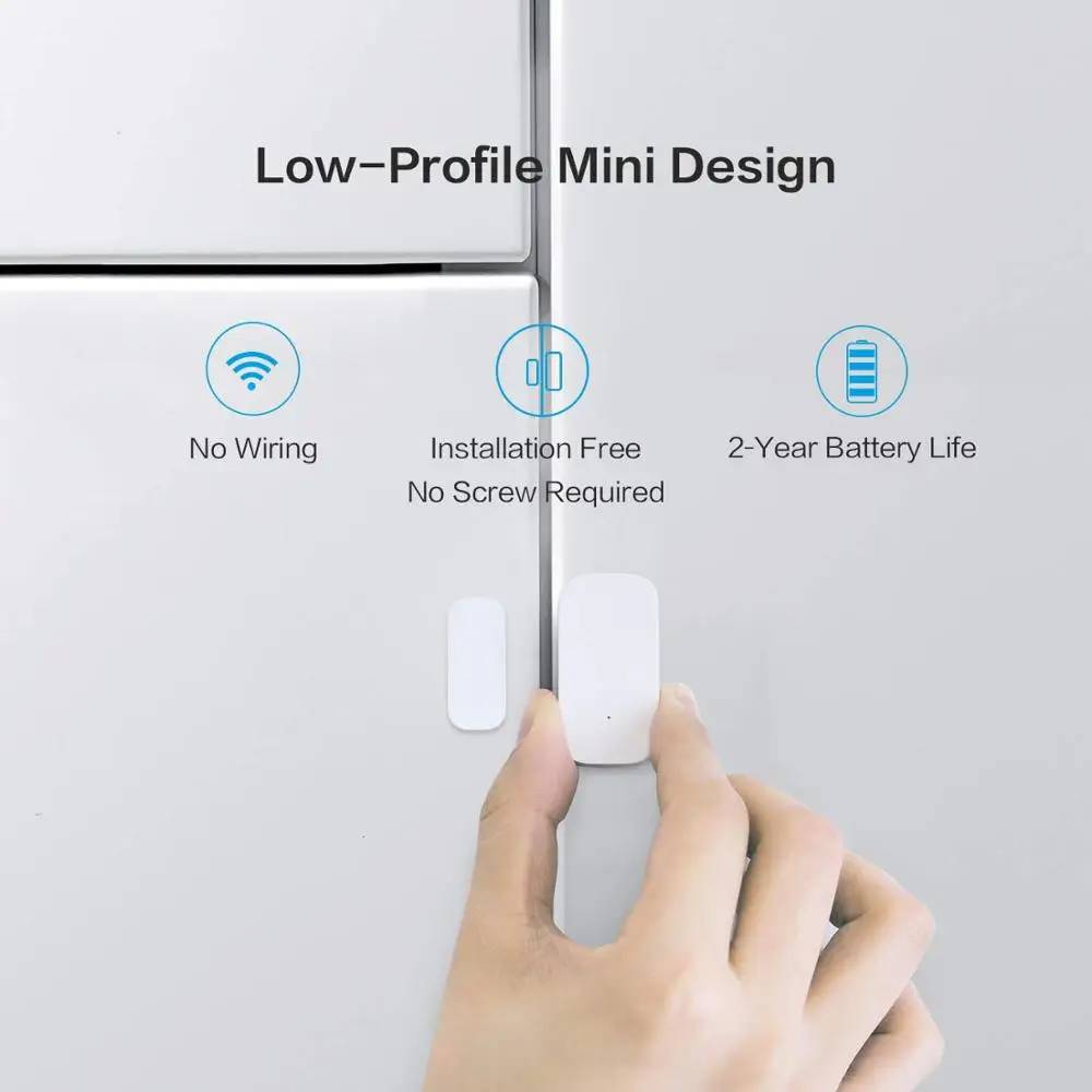 Xiaomi Aqara Door Window Sensor Zigbee Wireless Connection Alarm Smart Mini Work With Mijia Gateway Mi Home HomeKit | Электроника