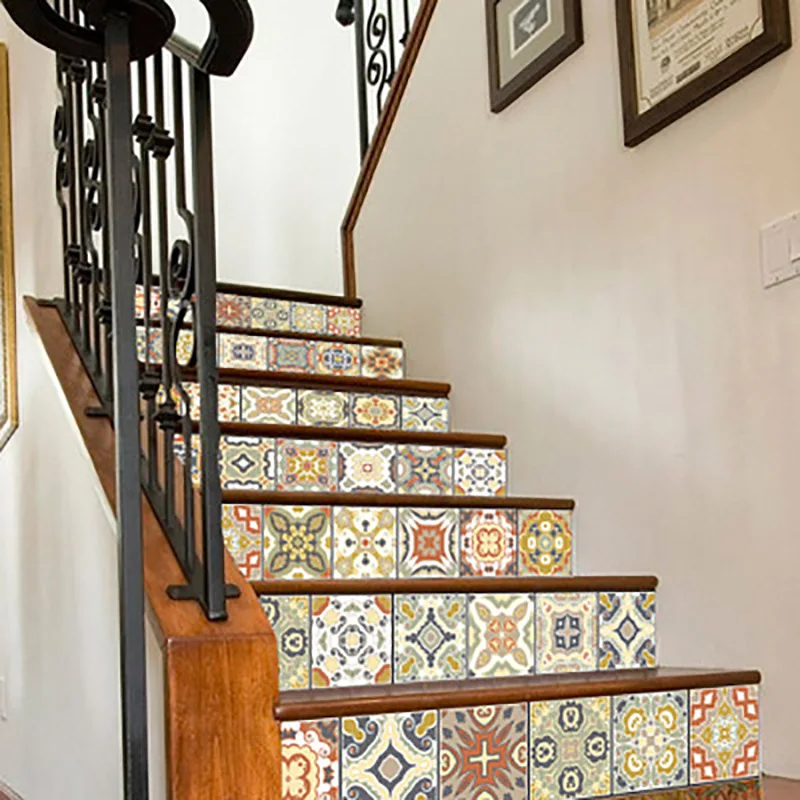 6 шт. водонепроницаемые и маслостойкие наклейки на пол|Наклейки стену| |