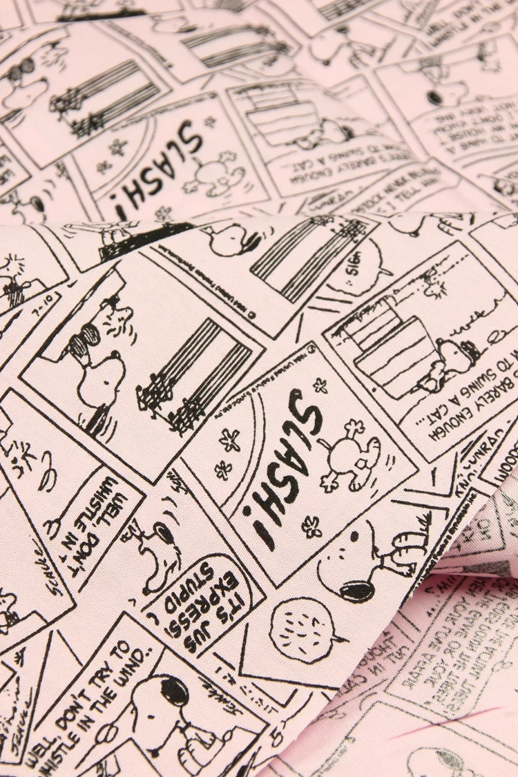 Полуметр хлопок поплин мультфильм собака печать ткань ручной работы сделай сам одежда платье ткань B514