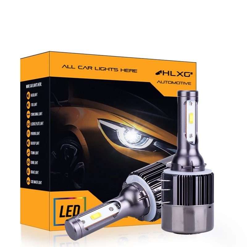 Hlxg H15 светодиодный лампы фар Беспроводной 12V CSP высокий яркий ошибок авто фары 6500K