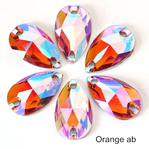 Orange AB Стразы - Цвет: Orange AB