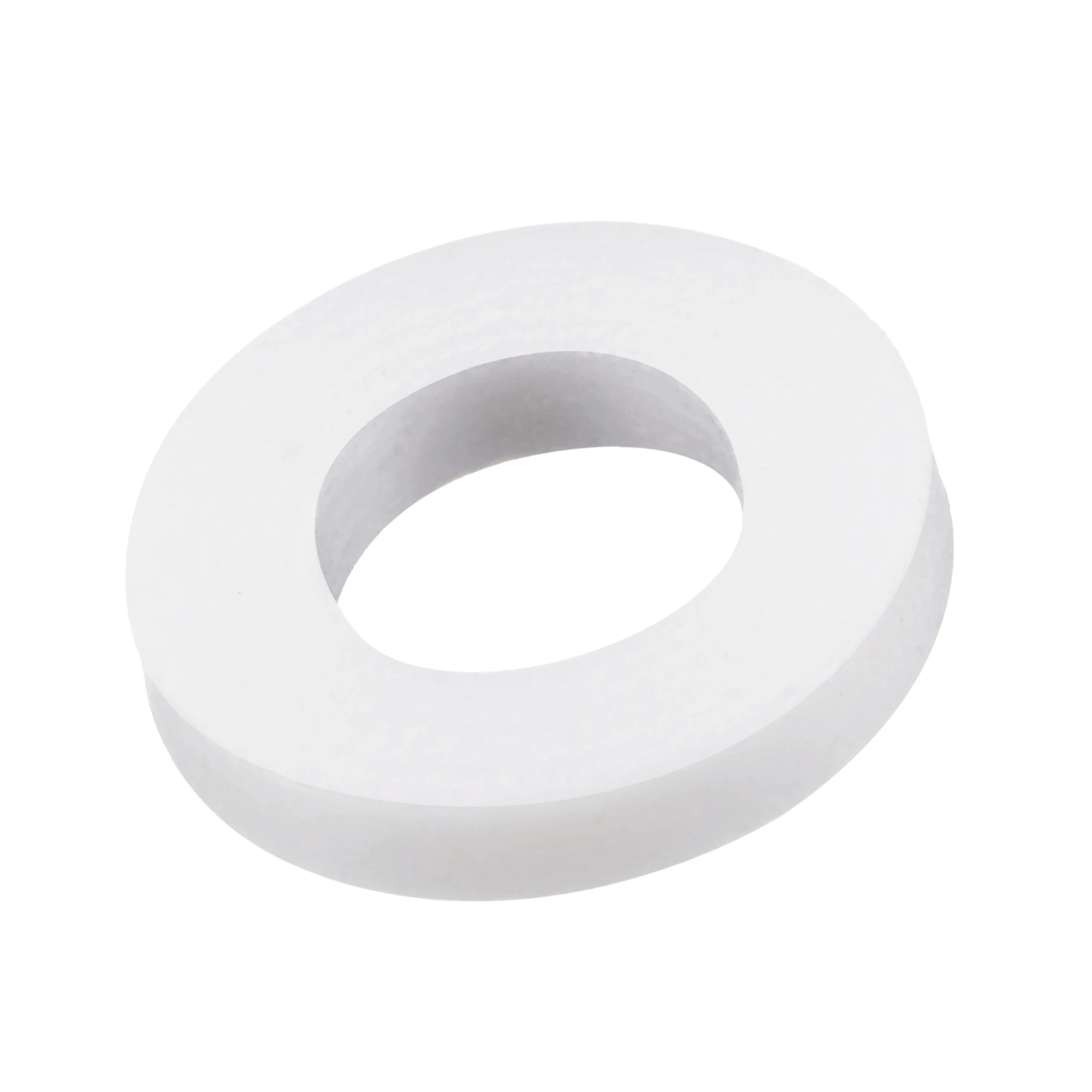 

Uxcell 25 Pcs PTFE Flat Washers 12mm OD 6mm ID 2mm Thick 1/4" Hole Flange Gasket White