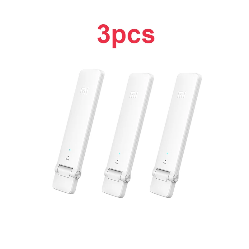 3 pcs Mi Xiao mi wifi повторитель 2 беспроводной усилитель расширитель 2 Универсальный Repitidor Wi-Fi удлинитель 300 Мбит/с сетевой маршрутизатор удлинитель - Цвет: 3 pcs