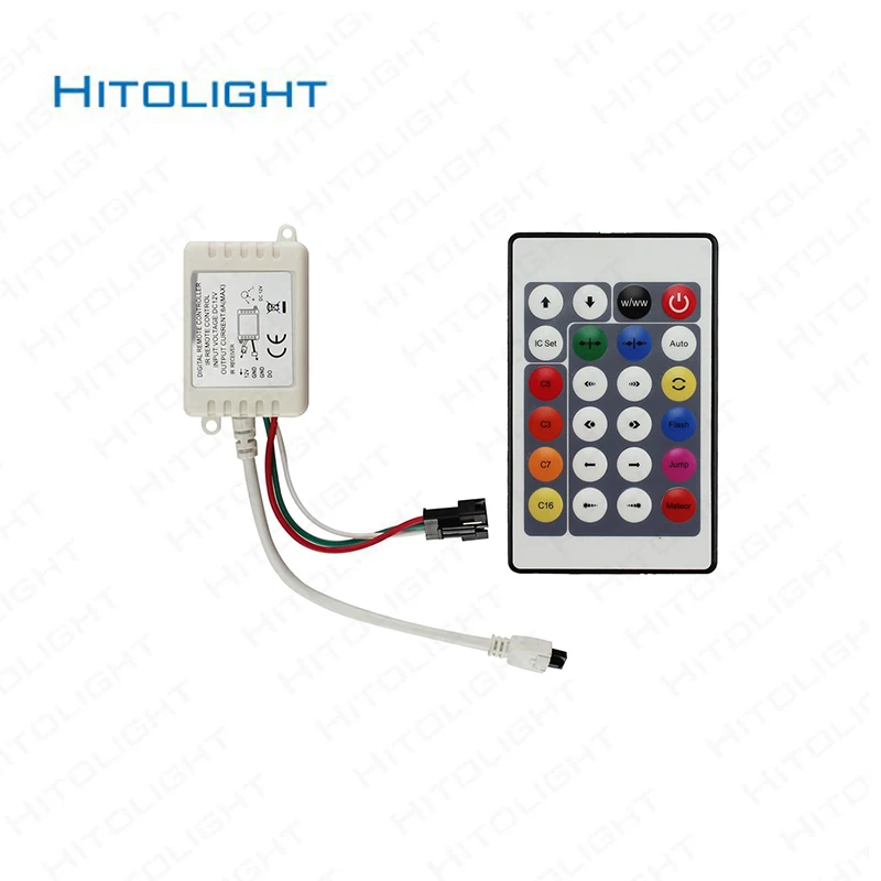 Контроллер светодиодной ленты IR24K Pixel Light IC 200 режимов 1000 пикселей