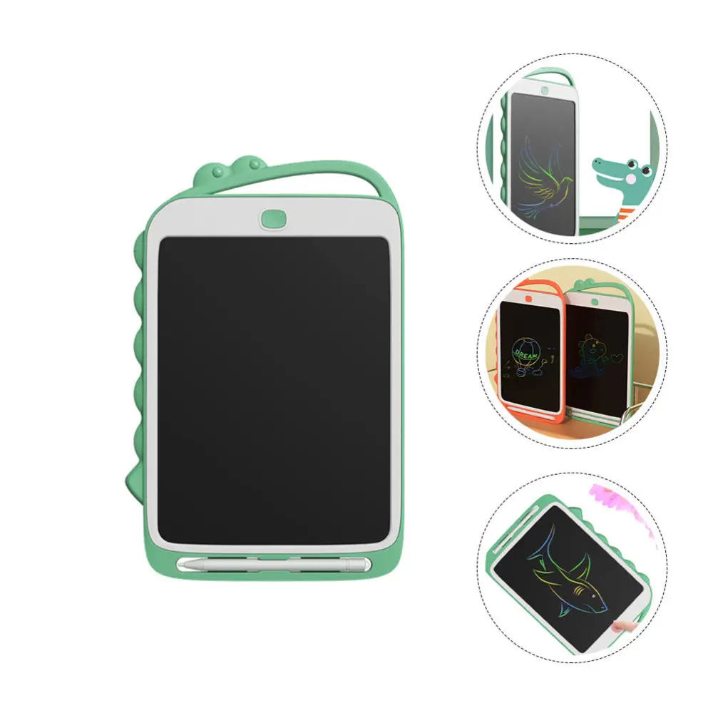 

1PC Cartoon Small Writing Pad LCD Display Writing Pad (Green)