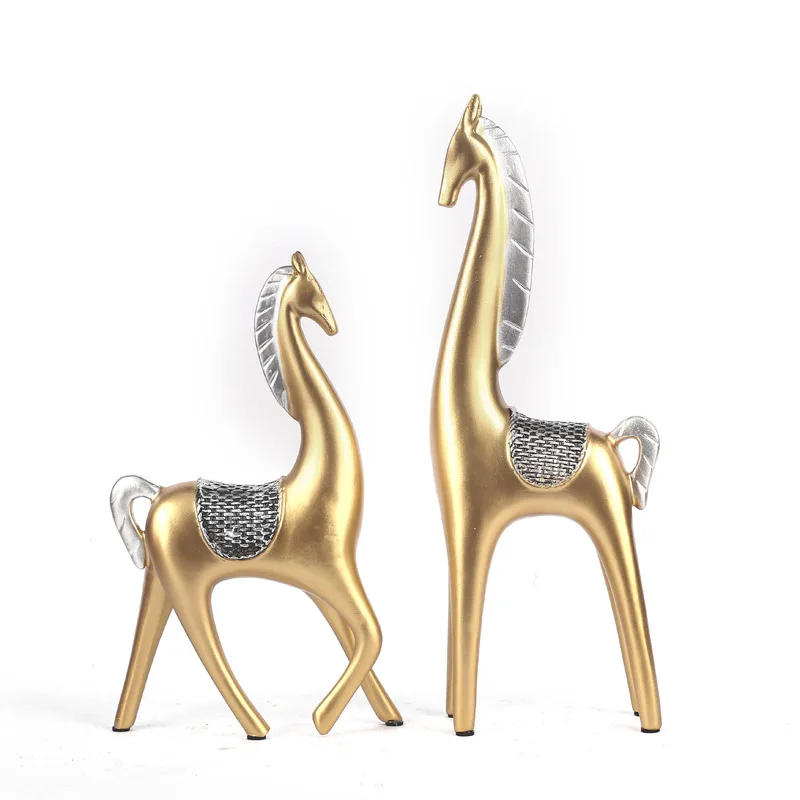 Декоративные украшения для дома влюбленных и лошадей украшение гостиной шкаф