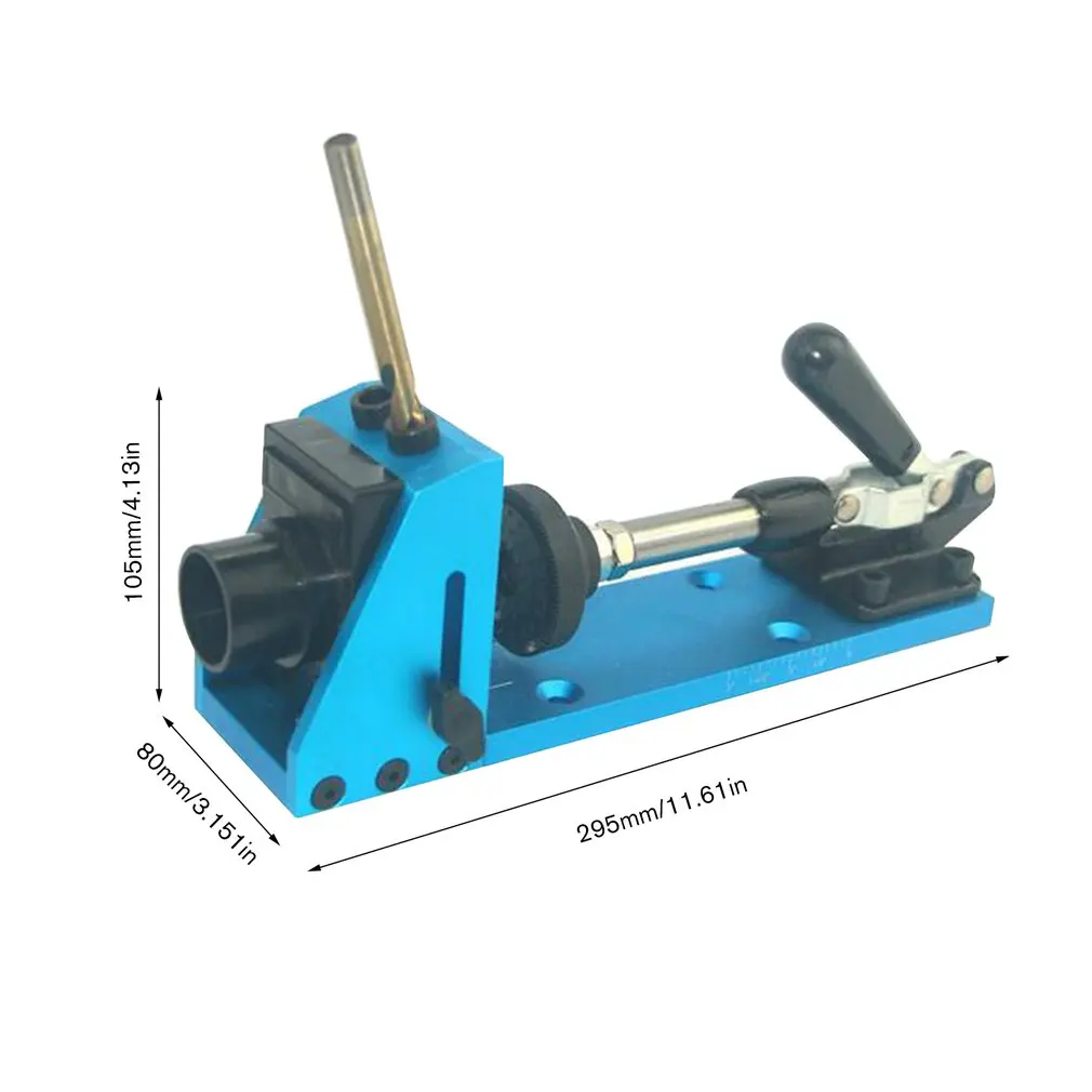 

Woodworking Drilling Locator Guide Kit Wood Drilling Hole Guide Jig Doweling Hole Kit DIY Carpenter Hand Tools