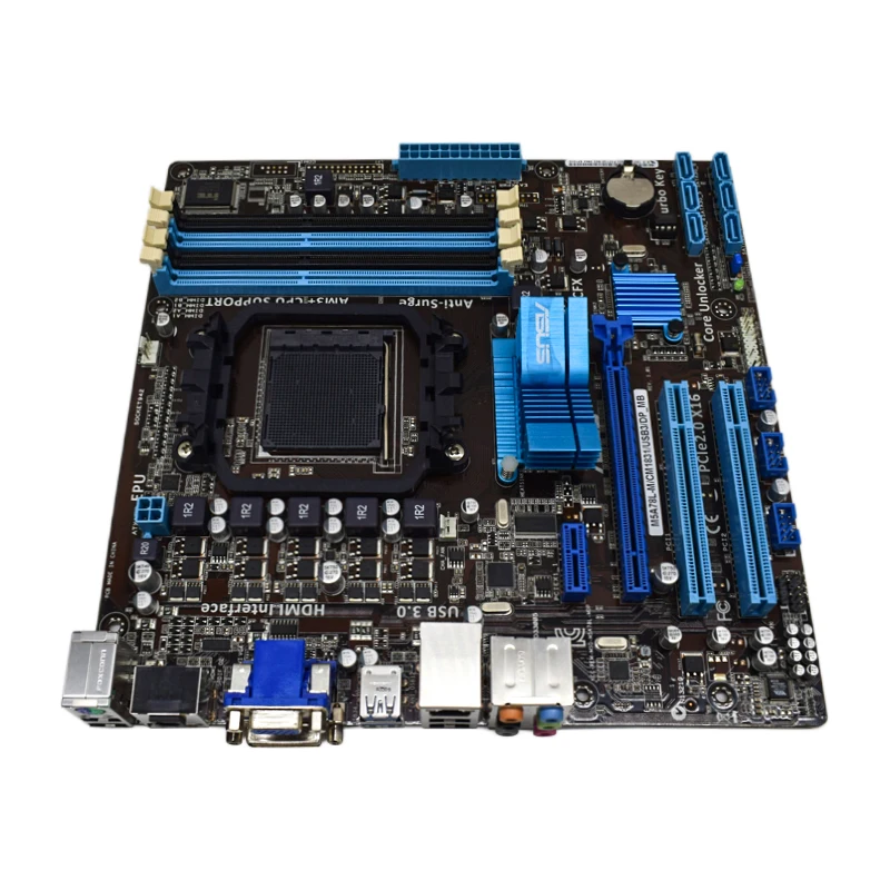 socket am3 ddr3 motherboard amd 760g athlon ii cpu asus m5a78l mcm1831usb3dp_mb micro atx hdmi usb3 0 sata3 pci e x16 slot free global shipping