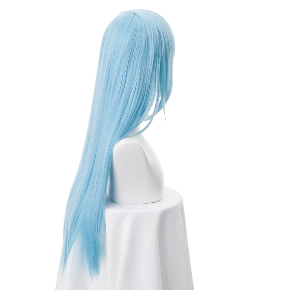 В этот раз я перевоплотился в слизи косплей парик Rimuru Tempest 70 см длинные прямые