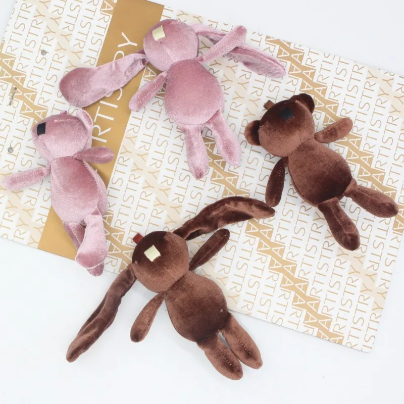 Симпатичный брелок для ключей с изображением кролика животного куклы мультяшная