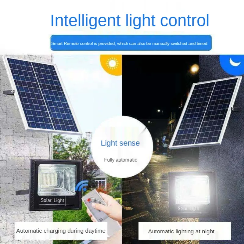 

LED Solar Light 44/100/170led Outdoor Waterproof Solar Light for Garden Path Street Outdoor Landscape Spotlight Wall Flood Lamp