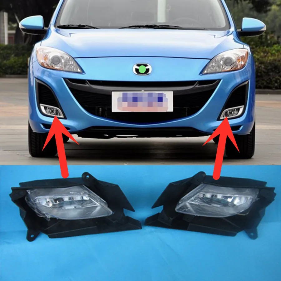 Car accessories 51-680 690 body parts fog lamp assembly for mazda 3 2008-2012 BL