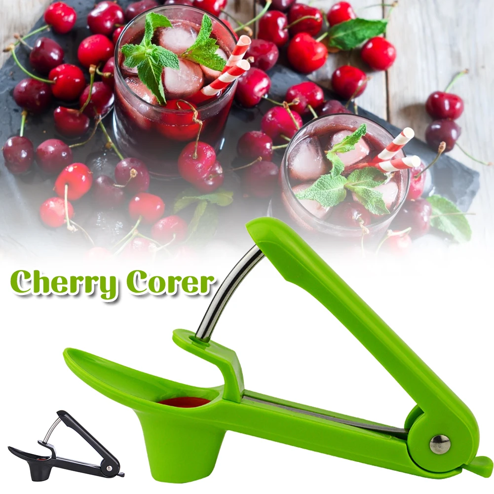 

Cherry Fruit Kitchen Pitter Remover Olive Core Corer durevole e sicuro rimuovi Pit Tool Seed Gadget Stoner