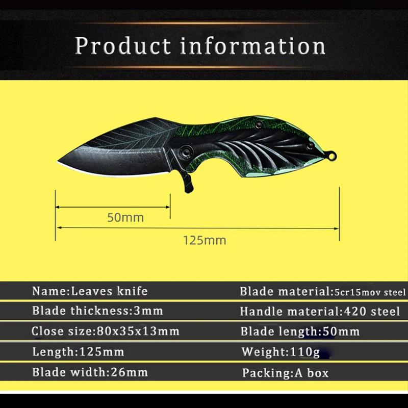 Складной нож с лезвием из нержавеющей стали миниатюрный Камуфляжный скрытый для