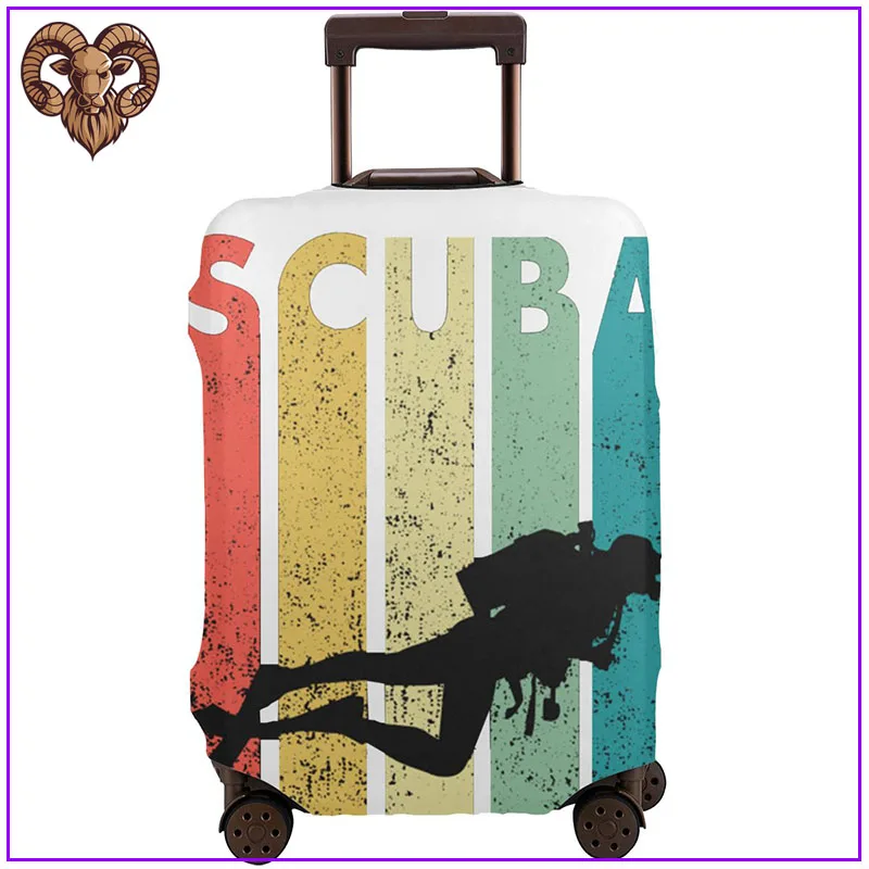Винтажные Ретро аксессуары для дайвинга и путешествий Защитная крышка багажа 28