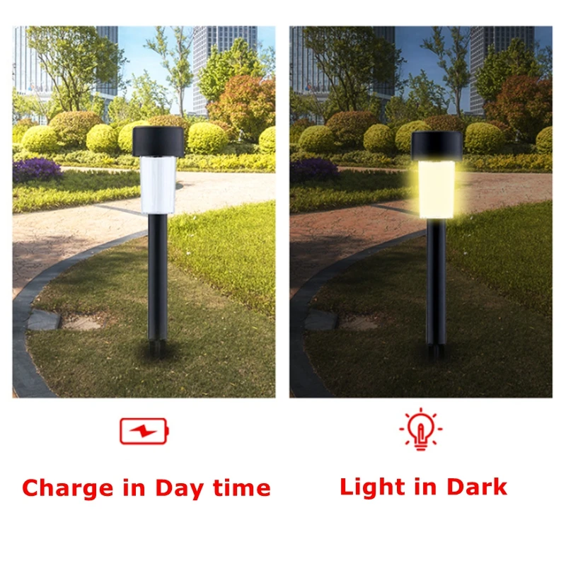 Уличный светодиодный садовый фонарь на солнечной батарее водонепроницаемый