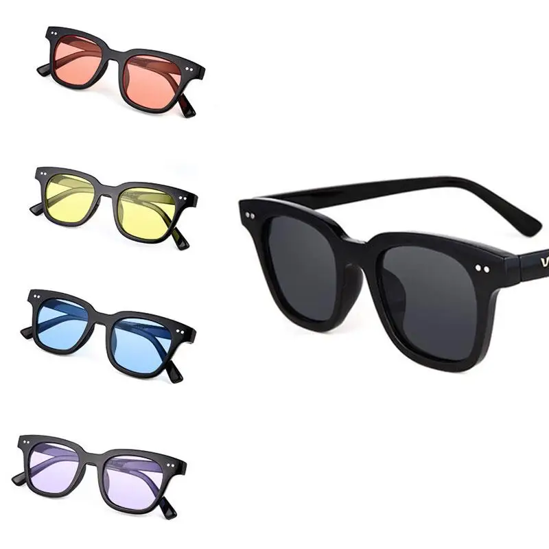 Женские очки Плоские линзы винтажные модные зеркальные квадратные негабаритные