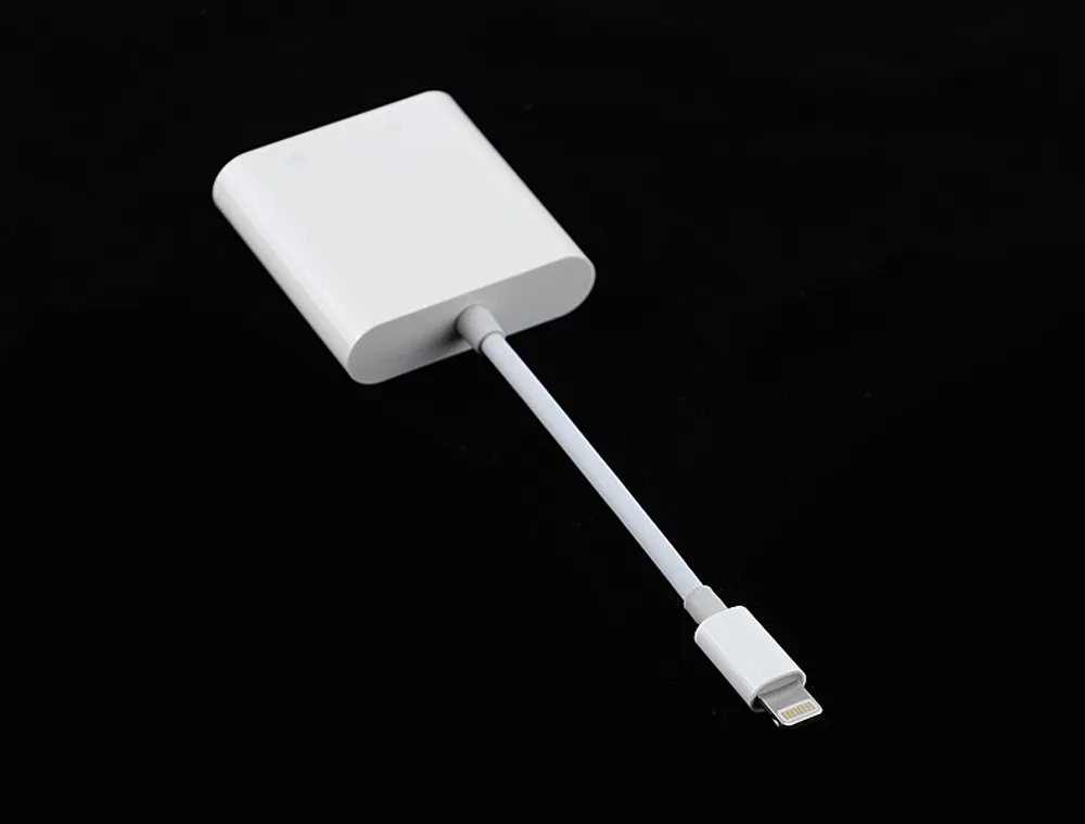 Для перехода от разъема Lightning к цифровая usb-камера OTG передачи данных разъём кабельный переходник высокого Мощность 500mA для iPad mini 2/3/4 Air iPhone X XR XS Max 8