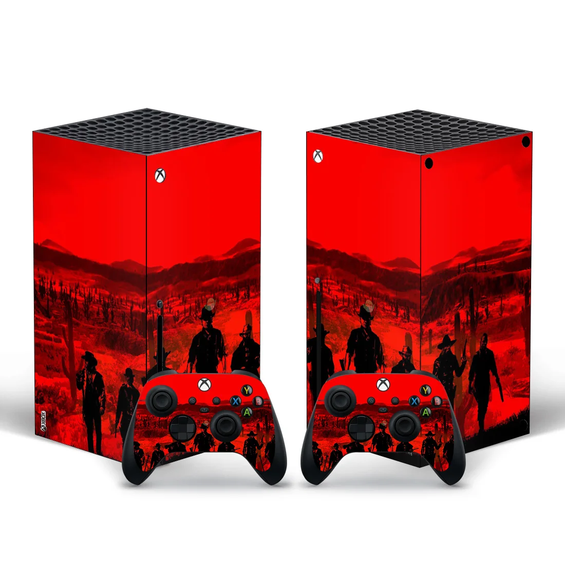 

Red Dead Redemption Style Xbox Series X Skin Sticker for Console & 2 Controllers Decal Vinyl Protective Skins Style 1