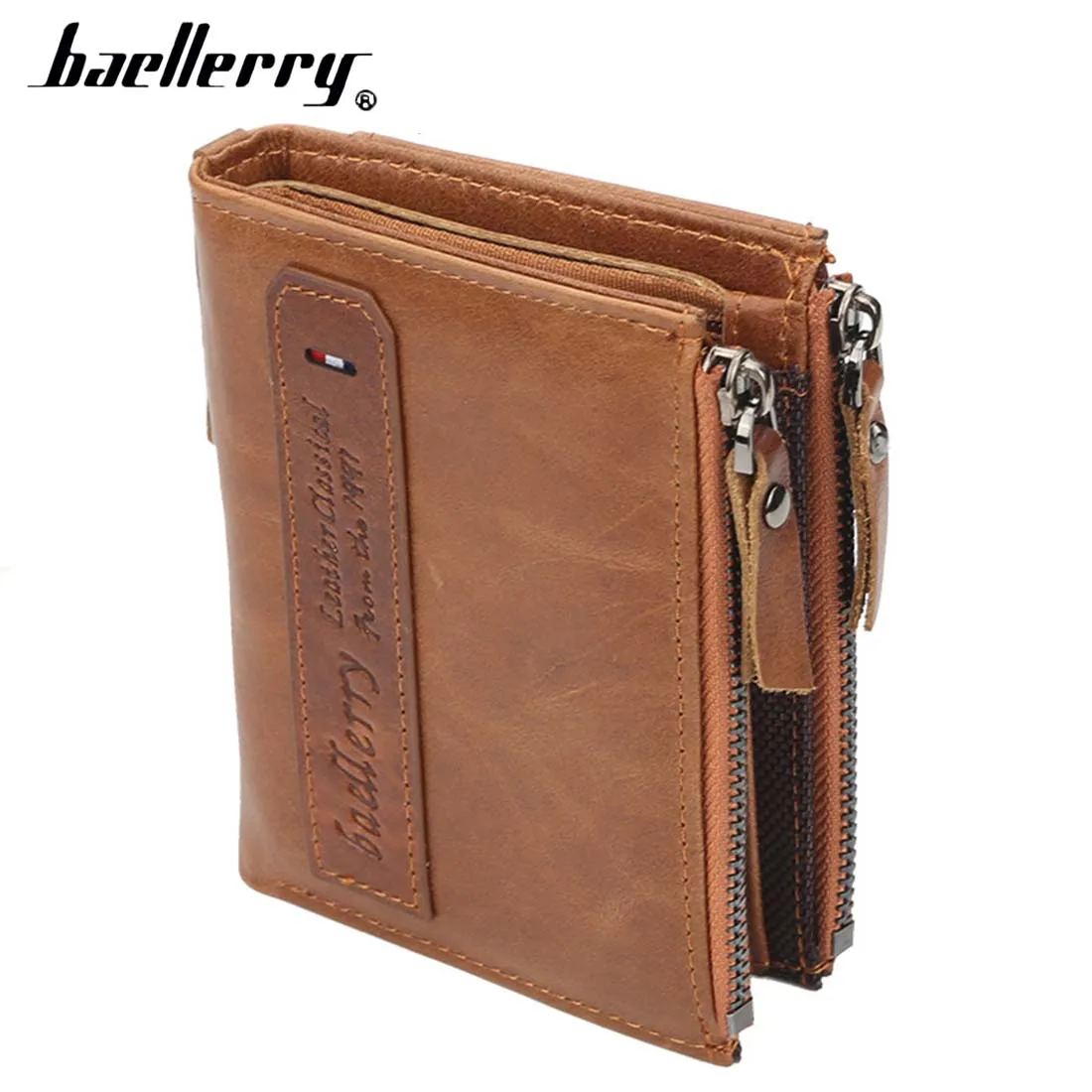 2020 мужские кошельки из натуральной коровьей кожи с принтом имени мужской кожаный