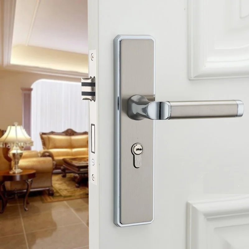 Дверной замок с гальваническим покрытием из цинкового сплава для комнат дверные