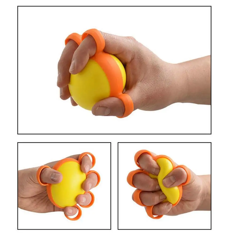 

Hand Therapy Grip Strengthener Ball Stretcher Finger Pow Fitness Arm Exercise Muscle Relex Recovery Rehabilitation Equipment