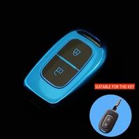 soft tpu car key fob for renault duster dacia scenic master megane logan clio captur keyless case cover protect accessories