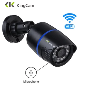 Камера видеонаблюдения KingCam 1080P, беспроводная, водонепроницаемая, с микрофоном и SD-картой TF