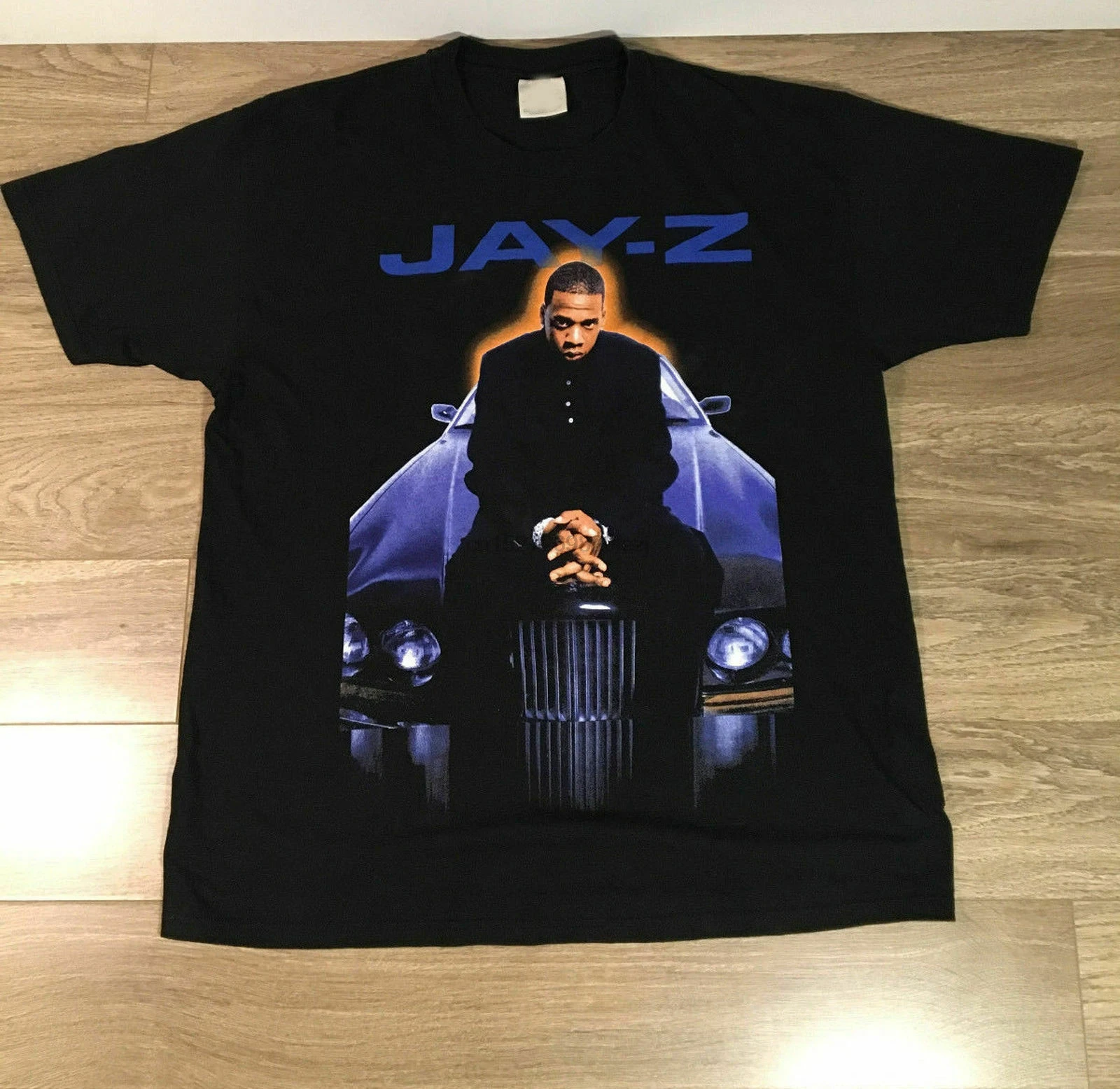 Винтаж 90S Jay Z Rockafella записей Rap в стиле хип хоп тур футболка|Мужские футболки| |
